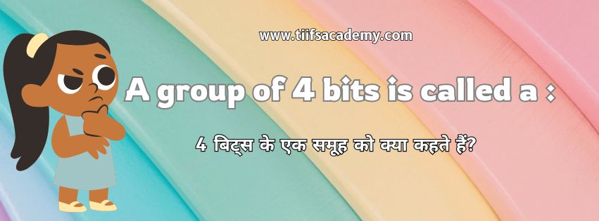 A group of 4 bits is called a: